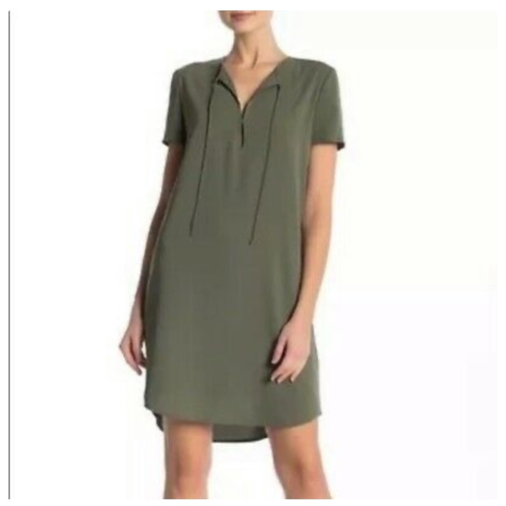 Theory Olive Green Dress